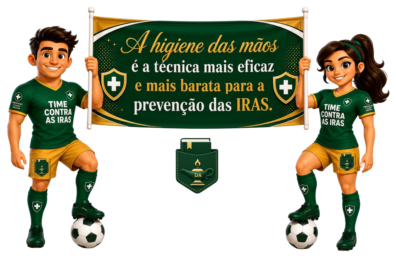Mascotes Academia da Enfermagem — Time contra as IRAS